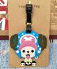 Anime japonés One Piece etiqueta de embarque para equipaje Luffy Sauron Joba adornos de identificación para bolsa de equipaje etiqueta pequeña