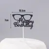 Decoração de Bolo para Assar no Dia dos Pais Cartão Mestre da Família Deuses Masculinos Pai Rico Plug-in para Bolo de Aniversário