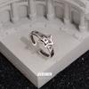 Anel Estrela Cool feminino moda personalidade tendência Anel de estrela de cinco pontas de alto padrão nicho luxo leve anel ajustável