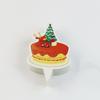 Toppers para Pasteles de Cumpleaños Navideños, Banderines de Papel, Decoraciones para Mesa de Postres de Fiesta, Banderines de Papel