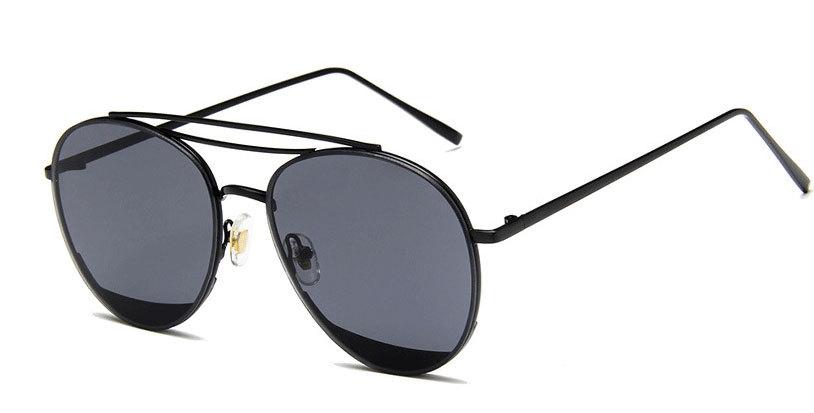 太阳眼镜_2017蓝色时尚透明太阳镜-吴亦凡韩版复古墨镜太阳