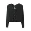 Ropa Inno para Mujer Tallas Grandes con Seda y Lana, Cárdigan de Punto Color Caramelo Estilo Coreano 2026 Top Ligero 132028