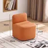 Taburete Pequeño para Sala de Estar Taburete Bajo Doméstico Silla con Respaldo Cojín para Sofá Taburete para Entrada Cambiar Zapatos Silla de Ocio para Sala de Estar