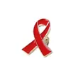 Venta directa de fábrica Broche de cinta multicolor Insignia de advertencia de prevención y concientización Accesorios para bolsos de ropa Suministro de primera mano
