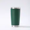 Fornecimento direto do fabricante 20oz copo de carro com revestimento em pó aço inoxidável 304 camada dupla isolamento a vácuo frio e quente copo rei do gelo copo de carro