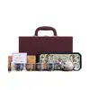 Horno Guobao Yigu Wanhua Una Olla Cuatro Tazas Tetera de Cerámica Plateada Juego de Caja de Regalo de Plata Pura 999 con Logo de Empresa