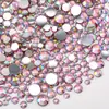 Resina Mixta Ss6-30 Color Ab Diamantes de Imitación para Uñas Planos Base Perforada DIY Funda de Teléfono Oso Violento Accesorios de Ropa Al por Mayor