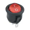 Kcd1 Redondo con Luz, Interruptor en Forma de Barco Certificado de Seguridad, Interruptor Basculante Estándar de 3 Pines y 2 Velocidades Certificado IEC