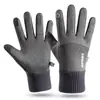 Guantes de Ciclismo para Hombre y Mujer Otoño e Invierno Terciopelo Cálidos Antideslizantes A prueba de Viento Impermeables Exteriores Conducción Motocicleta Guantes Táctiles