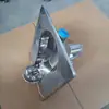 Inodoro de sentadilla de acero inoxidable 304 con sifón antiolor, Inodoro de sentadilla integrado para uso en prisión