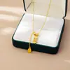 Corrente para Clavícula com Pingente de Nuvem e Ábaco Estilo Palácio Tendência para Mulheres Ouro de Areia Vietnamita Colar com Pingente de Franja Joia de Designer