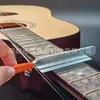 Regla para Mástil de Guitarra Almohadilla Pulidora Piedra Lima de Acero Inoxidable Herramienta de Pulido para Reparación de Guitarra Juego de 5 Piezas