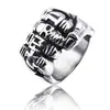 Anillo de titanio Haiteng joyería pulido dominante tendencia acero inoxidable personalidad anillo de hombre precio de fábrica lote directo