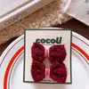 Nudo Grande Rojo de Estilo Coreano para Niñas con Lunares para las Vacaciones de Año Nuevo Sin Dañar el Elástico