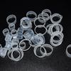 Espiral de Encuadernación de Silicona Transparente Anillo de Silicona de Encuadernación Protección Ambiental Espiral de Cableado de Datos Bandas de Goma de Silicona de Alta Elasticidad No Fácil de Romper