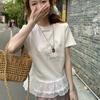 Camiseta Gris de Manga Corta de Moda y Elegante 2025 para Mujer con un Diseño Único, Perfecta para el Verano