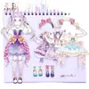 Libro de Pegatinas Nuevo Juego de Disfraces Xinmo Girl de Lingmo Supply Chain, Pegatinas Energéticas de Maquillaje de Princesa, Colección Brillante