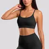 Sujetador Deportivo Todo en Uno Juyitang para Mujer, Sujetador de Yoga de Cuello Halter de Alta Elasticidad, Camiseta sin Mangas de Fitness para Realzar la Espalda