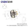 Conector de Cable Soldado Zhengcheng M16 Macho y Hembra Frontal y Trasero de Placa 24 5A 814 Pines Enchufe de Aviación de 19 Pines para Conexión de Cable Electrónico