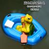 Patio rocalla, pecera con forma de rana, decoración de estanque de peces, pato mandarín flotante, pato amarillo pequeño, cisne, tortuga, adornos para jardín al aire libre