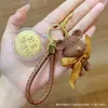 Puro Ouro 999 Folha de Ouro Pingente Princesa para Boa Sorte 520 Corrente de Celular Pingente de Bolsa Chaveiro Presente para Boa Sorte