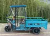 Triciclo Simple Toldo Toldo Superior Coche Eléctrico Totalmente Cerrado Pequeño Transparente de Una Pieza Desmontaje y Aislamiento Térmico