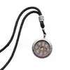 Caja Patrón Nube Plateada con Colgante de Moneda Antigua de los Cinco Dioses de la Riqueza, Collar Bagua Estilo Chino Vintage, Adorno Coleccionable Unisex Regalo