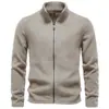 2026 Otoño/Invierno Comercio Exterior Transfronterizo Chaqueta Polar Softshell Suave para Hombre Talla Europea Sudadera con Cremallera para Hombre de Comercio Exterior