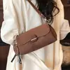 Bolso Pequeño Retro de Ante y Felpa Maillard de Hombro Único para Mujer, Tendencia Otoño 2026, Bolso Cruzado para Viajes