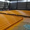 El fabricante de tubería para andamios de pintura roja y blanca tiene en stock tuberías para andamios de 48*2.75 para paredes exteriores de sitios de construcción, tuberías para andamios Q235B