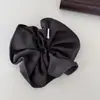 Goma de pelo scrunchie dulce de alta gama estilo coreano para mujer, accesorio versátil para coleta baja estilo perezoso