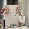 Decoración de Escena de Cumpleaños de Alta Gama Cumpleaños 18 de Niña Ceremonia de Adultos Fondo de Pared con Globos para Foto Personalizada Tablero Kt