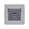 Suministro transfronterizo enchufe de pared para el hogar material de acero inoxidable enchufe multifuncional enchufe británico enchufe estándar americano