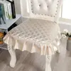 Almofadas para Mesa de Jantar e Cadeiras Estilo Europeu, Novas Almofadas de Assento de Inverno, Almofadas Ampliadas para Cadeiras de Jantar de Casa e Restaurante, Capas para Bancos