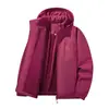 Nuevas Chaquetas de Pareja Otoño e Invierno 2025 Chaquetas de Trabajo para Hombre con Capucha Desmontable Tops y Chaquetas para Mujer