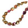Pendientes de cuentas de vidrio multicorte irregulares de colores degradados AB, collar para mujer, pulsera, accesorios de joyería DIY, material