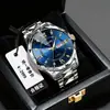 Reloj de Pulsera para Hombre 2026 Nuevo Calendario Dual de Negocios, Gama Alta, Elegante, Resistente al Agua, Esfera Grande, Cuarzo Luminoso