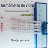 Termômetro de vidro de alta precisão estufa plantio industrial reprodução experimento vermelho água termômetro de vidro doméstico