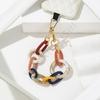 Cadena para teléfono móvil de acrílico elegante japonesa y coreana, cordón extraíble, de moda, multicolor, exquisita y creativa.
