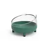 Banheiro para hamster banheira bacia de areia para banho vaso sanitário uso duplo urso dourado areia para banho areia para urina à prova de respingos primeira geração de pelo
