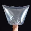 Bolsa de embalaje de plástico transparente PE de bolsillo plano al por mayor grande gruesa de alta presión boca plana a prueba de polvo bolsa de película interior a prueba de polvo y humedad