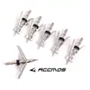 Flecha Cuatro Flechas Enojadas 100 Rejillas Metal Flecha Arco Recurvo Arco Compuesto y Accesorios para Flechas Rosca de Flecha Cabeza Reemplazable Venta Caliente
