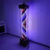 Lámpara de pie para barbería sin cristal a todo color lámpara de pie para salón de peluquería impermeable para exteriores salón de peluquería lámpara giratoria lámpara de pie