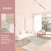 Alfombra para Sala de Estar Pintura Abstracta Estilo Minimalista Alfombra de Noche para Dormitorio del Hogar Modelo Nuevo 2025 Impermeable y Resistente a Manchas Alfombra Completa para Piso