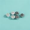 Acessórios de Prata Esterlina S925 Padrão Dobrável Contas Espaçadoras de Disco Voador Pulseira Contas Soltas Pulseira de Cristal com Contas Feitas à Mão Acessórios