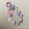 Cadena para Teléfono Móvil Universal con Cuentas Lindas Femeninas Cuentas Redondas Ins Original Hecho a Mano Clip de Cuerda Colgante de Cámara CCD