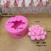 Molde de silicone em gesso perfumado para suculentas BK1132