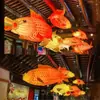 Lanternas de Peixe Koi, Luzes Pendentes Criativas de Peixe Dourado, Lanternas Grandes para o Festival da Primavera, Decorações de Lanternas Populares em Áreas de Turismo Cultural, Lanternas de Peixe