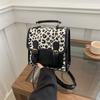 Mochila de Viaje Súper Fire con Estampado de Leopardo para Mujer 2024 Nueva Moda Otoño e Invierno Mochila Escolar Estudiantes Universitarios Salir Llevando Mochila Pequeña