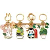 Chaveiro Criativo Estilo Chinês Panda Personalizado de Fábrica Pingente de Metal Acessório de Mochila Metal Presente Cultural e Criativo Personalização
